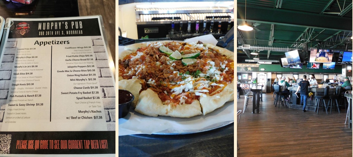 Murphy's Pub Menu
