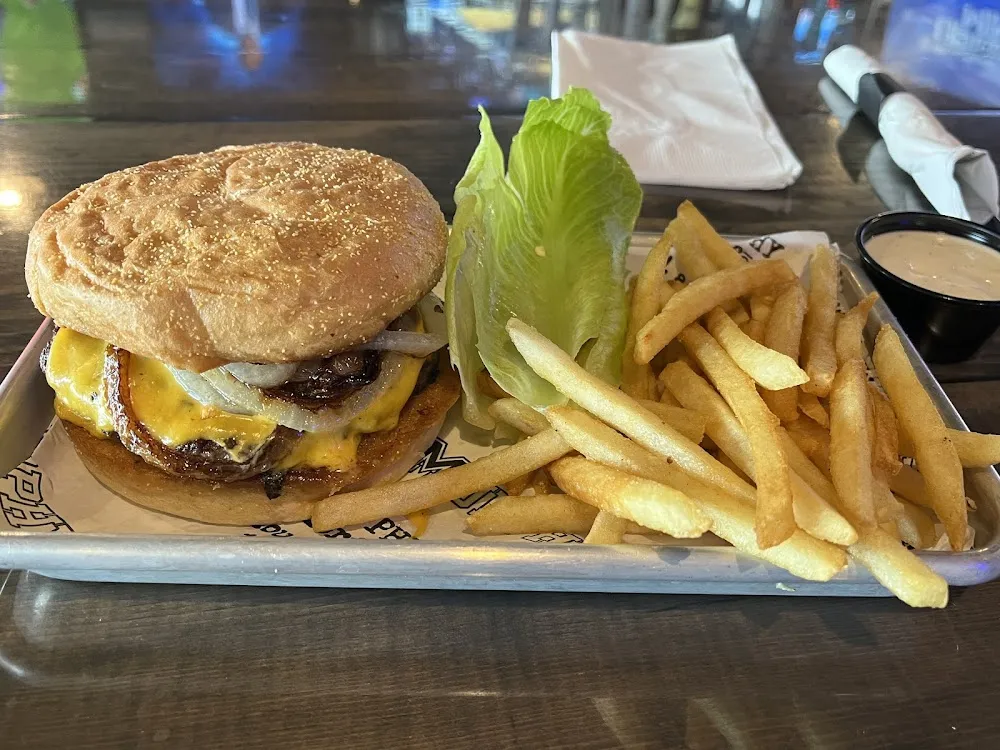 Cheeseburger and Fries
