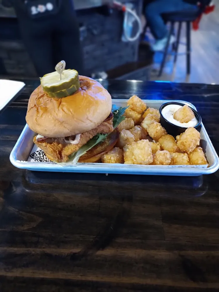 Loaded Chicken Slammer with Tots